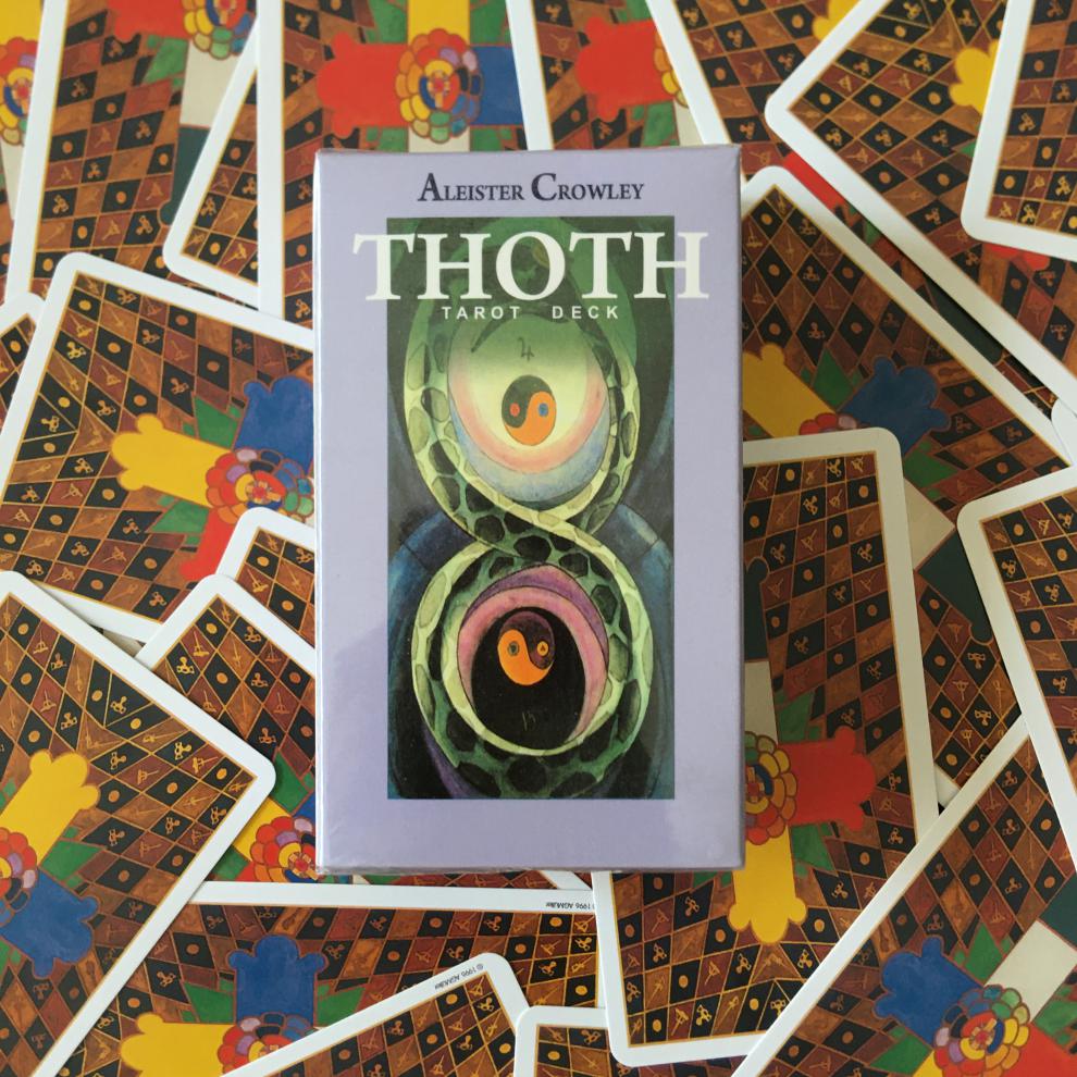 dcw aleister crowley thoth tarot 透特塔罗牌英文定