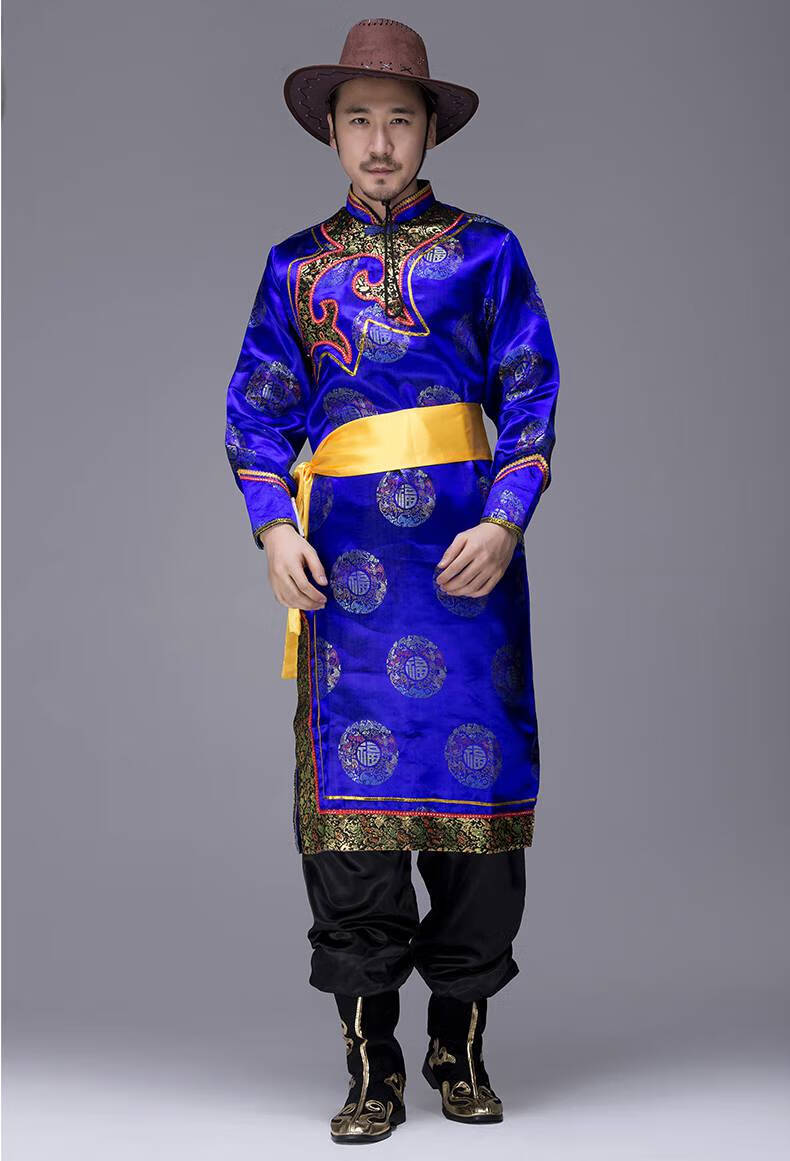 (工厂直供)新品恒源祥蒙古舞蹈服装男士艺考演出服新款成人现代男蒙族
