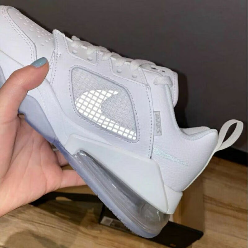 高版本联名airmarsaj270low纯白男女低帮气垫运动篮球鞋ck9600黑黄36