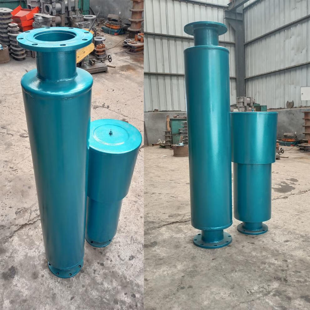 消音器噪音罗茨风机专用进出口水产养殖增氧机专用风阻小低 dn80