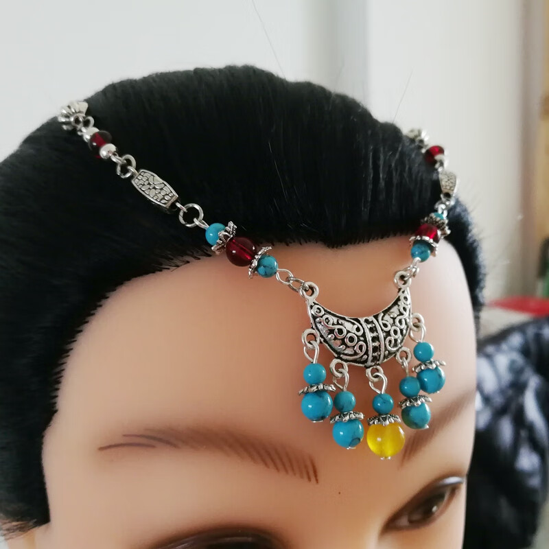 东宫曲小枫同款古装额饰配饰古风cos汉服搭配眉心坠沙漠拍照头饰项链