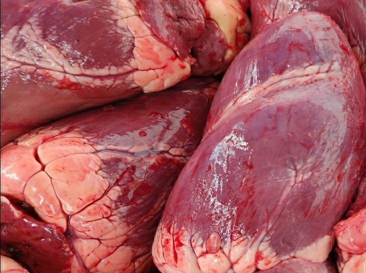 2斤新鲜牛心黄牛牛心现杀牛心生牛心去油牛心鲜黄牛心芳玫 4斤去油鲜