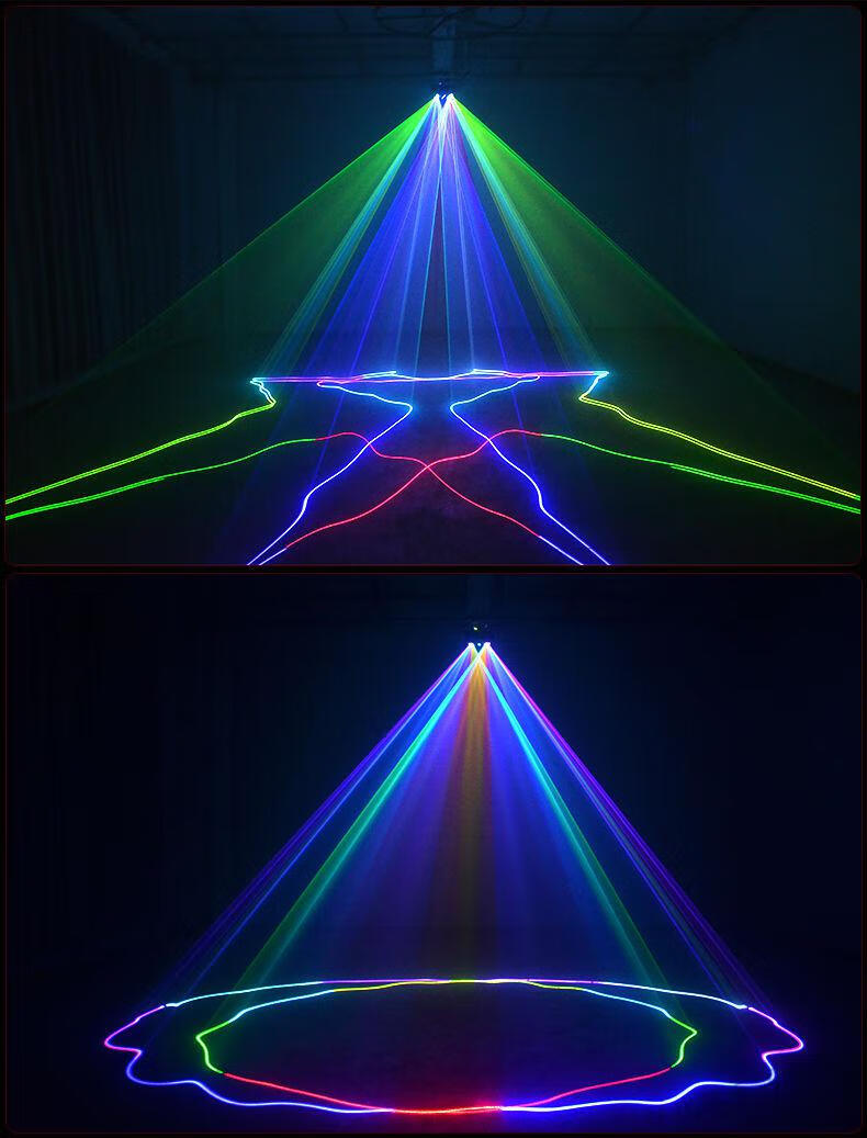 ktv彩灯声控全彩线条镭射灯光束酒吧激光灯动感单车蹦迪灯ktv闪光灯