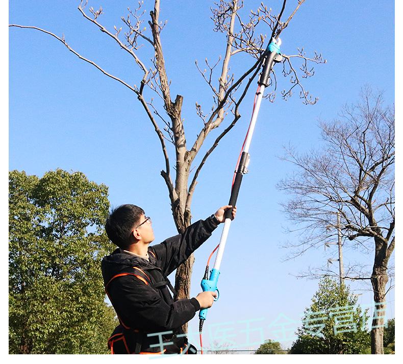 果树电动修枝剪园林园艺修剪刀机充电式电剪子树枝粗枝剪枝机 无线 2.