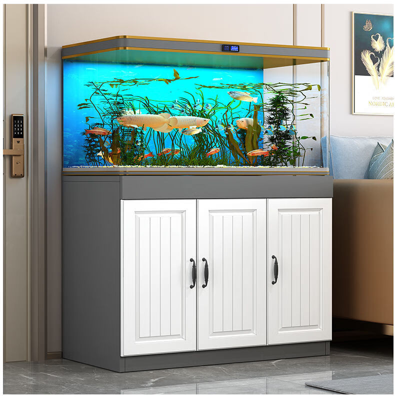 鱼缸架子铝合金鱼缸底柜水族箱底座超白鱼缸底座新品鱼缸柜鱼缸柜铝