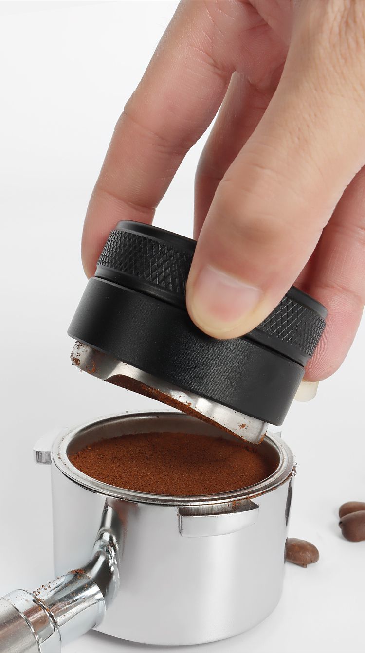 2022生态家居同款咖啡压粉锤不锈钢咖啡布粉器平底一字