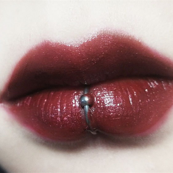 mlhk穿刺饰品 钛钢假唇环唇夹唇钉鼻钉眉钉鼻环唇钉无洞 唇环无洞 无