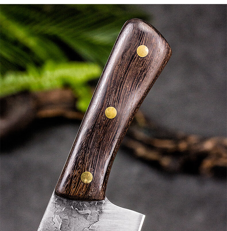 手工锻打屠宰刀切片菜刀切分割卖猪肉多用刀龙泉老菜刀家用厨师刀具75