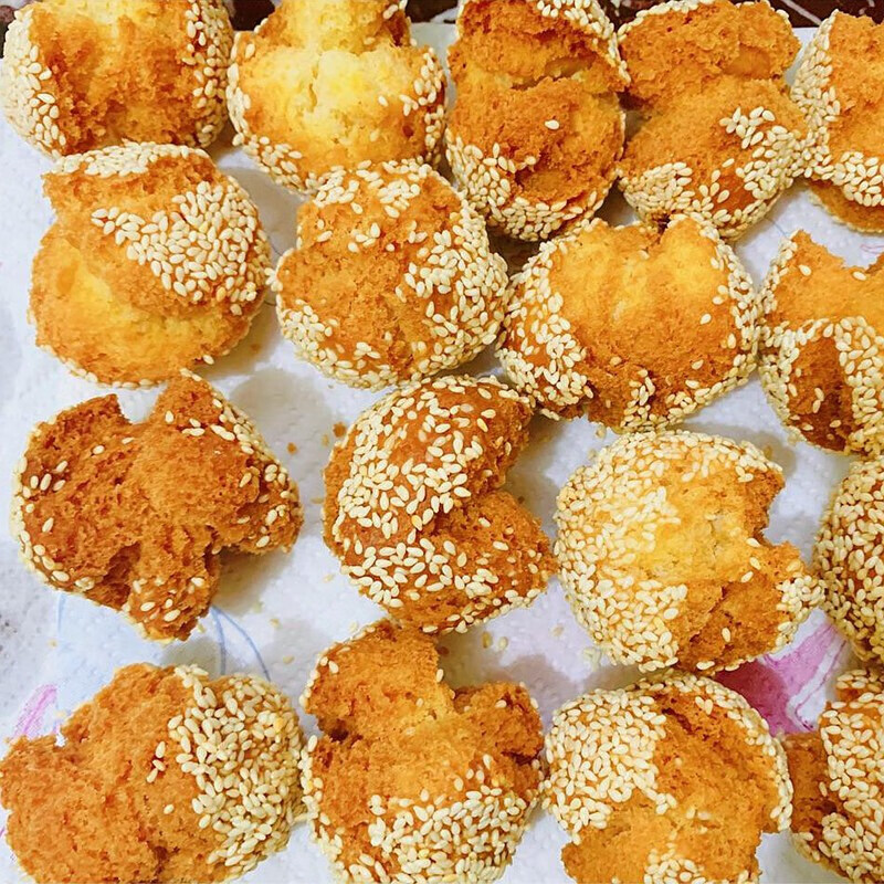 开口枣开口笑零食大个抗饿儿时小卖部广西灵山特产小吃脆香酥油炸260g