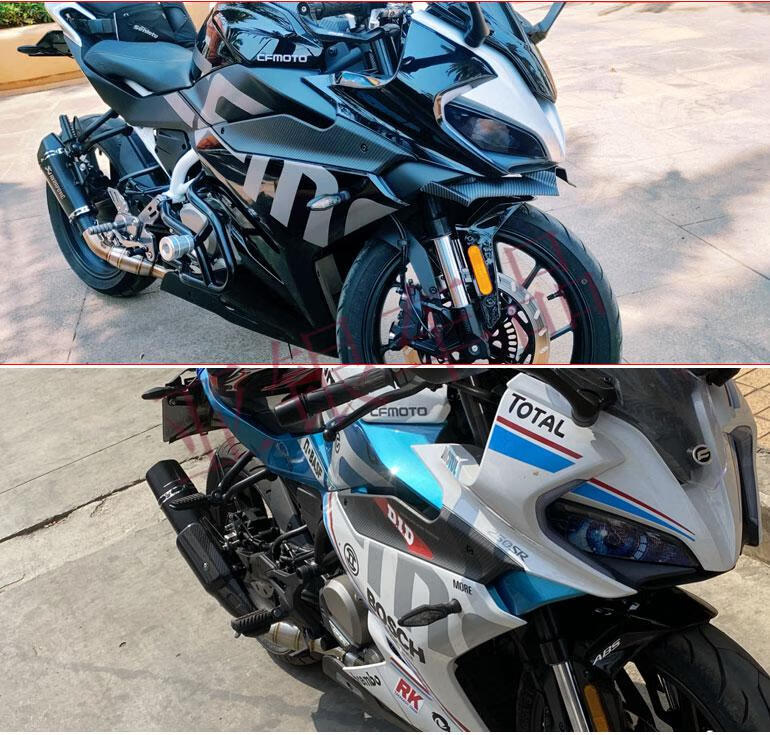 适用春风nk250改装全套排气管摩托跑车250sr回压前段飞鹰r25排气大