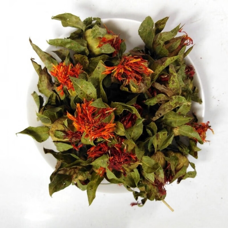 北京同仁堂西域藏红花 成朵红花朵红花果500g养生花茶 草红花 纯1斤