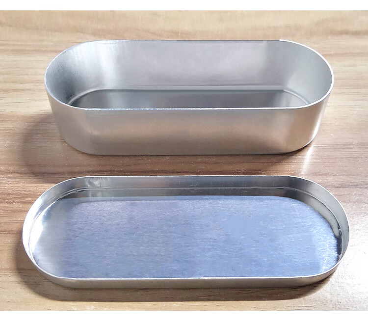 医用消毒铝盒铝制针盒美容针灸盒体温表浸泡盒体温计消毒盒铝针盒