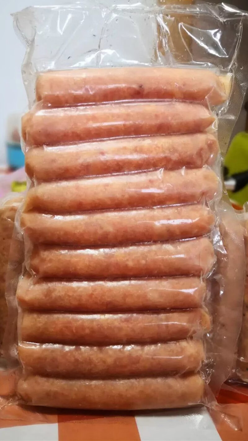 纽伦堡清真牛肉香肠700克清真牛肉黑胡椒烤肠纯肉原味热狗大烤肠