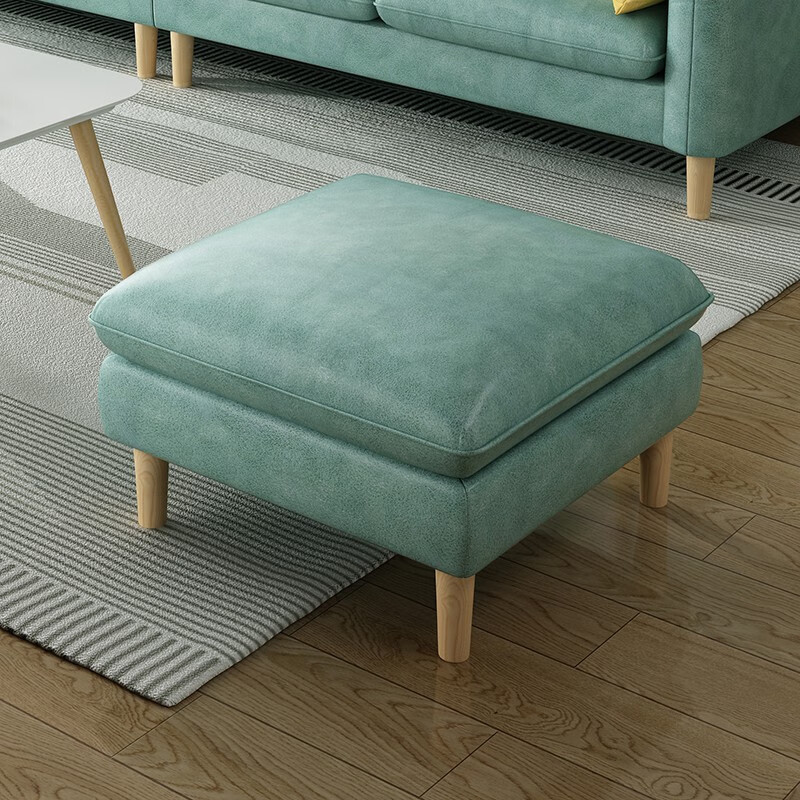 搁脚凳 新款北欧方形脚踏小凳子布艺小沙发脚踏搁脚蹬单个定制换鞋凳