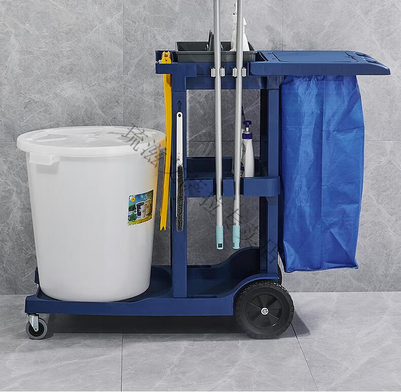 床底下的清扫神器 保洁车客房清洁车多功能手推车工具车布草车酒店