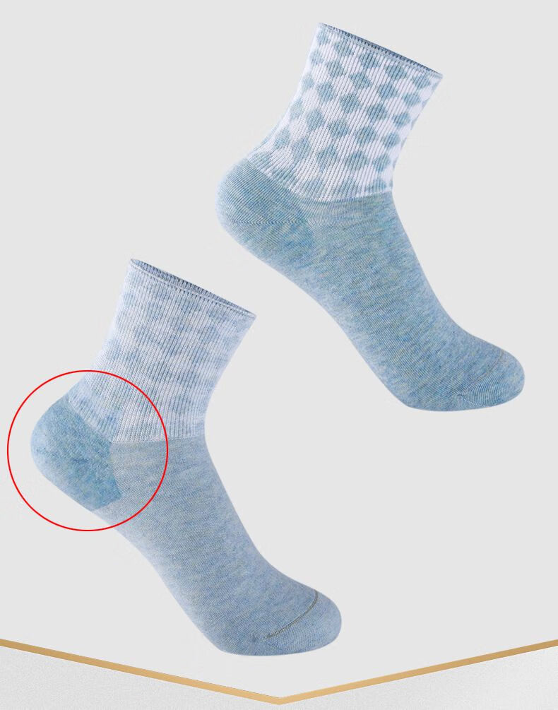 防脚后跟干裂袜子足跟防裂袜防脚裂防裂袜女款硅胶冬季男士凝胶足裂袜