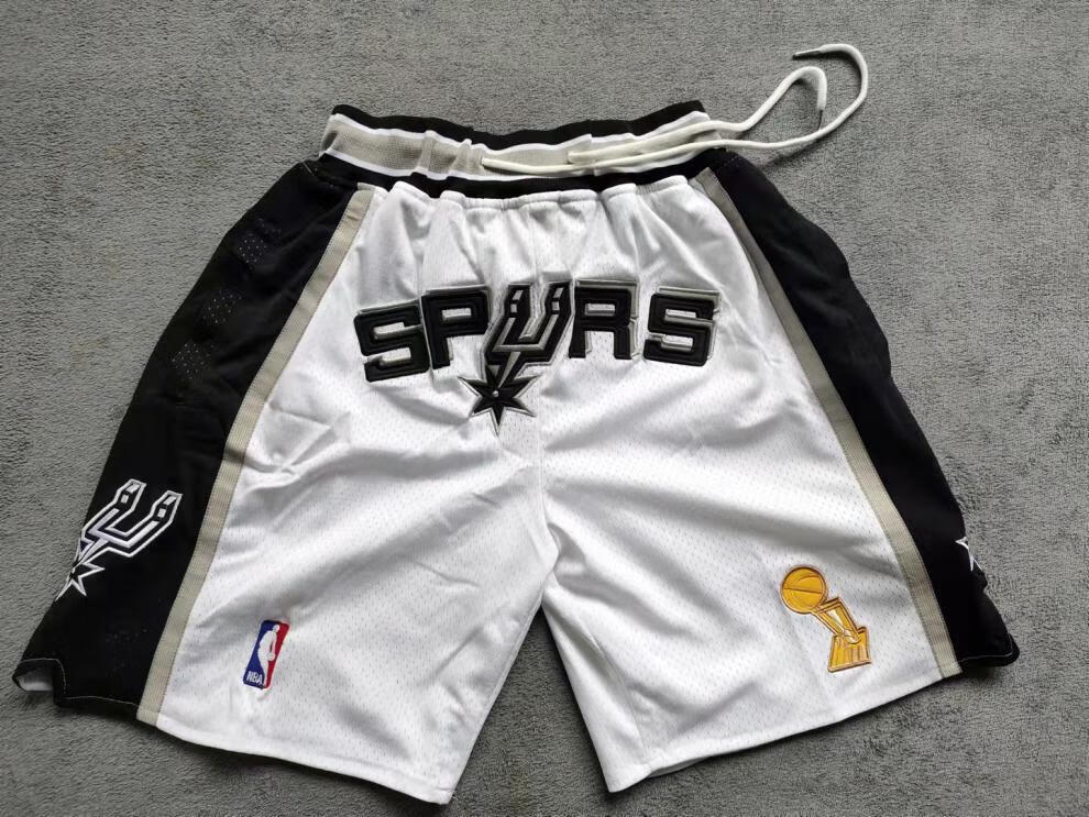 diaosai圣安东尼奥马刺队邓肯同款刺绣复古口袋版球裤美式高街大码