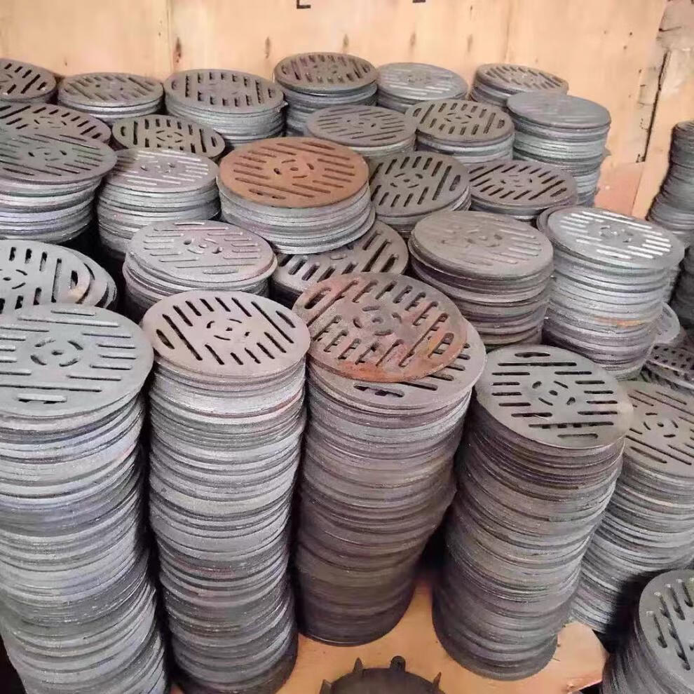 铸铁加厚地漏篦子卫生间厨房专用过滤网不锈钢圆形盖子普通盖板11公分