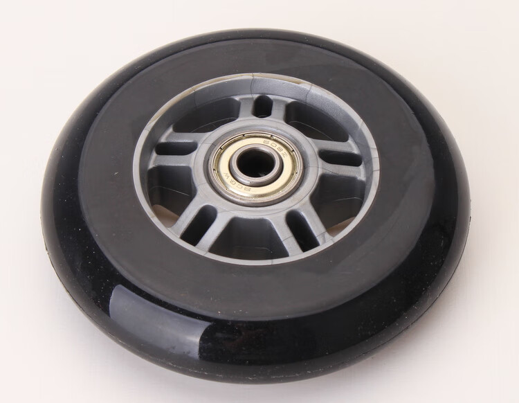 正佛山运动休闲轮椅配件 fs723/720轮椅小前轮 4寸轮子配件 深灰色