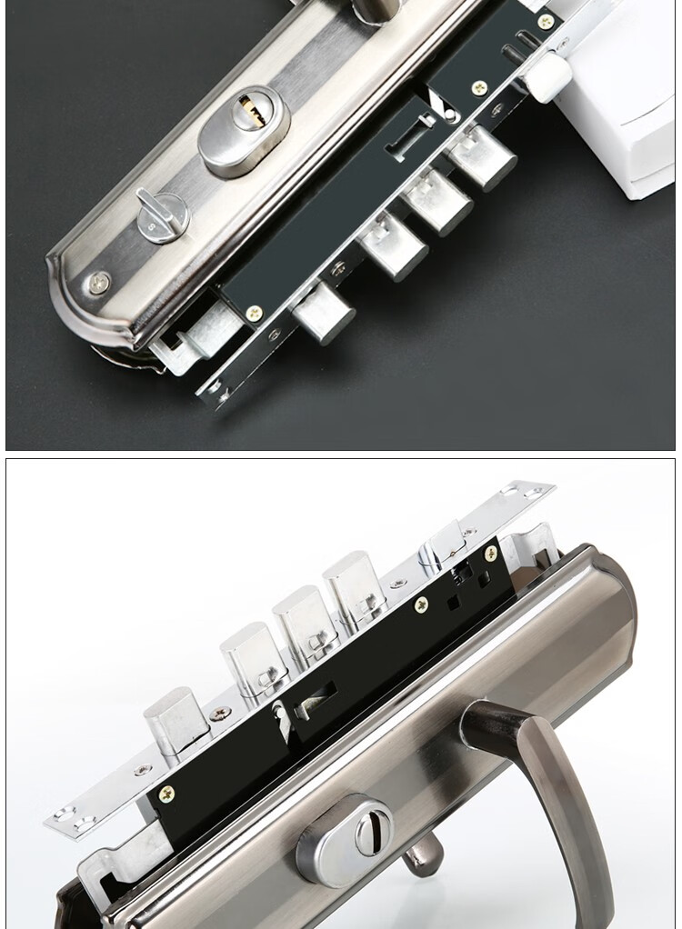 dwz 防盗门锁套装锁具家用通用型天地锁把手锁大门锁木门锁室内门锁 