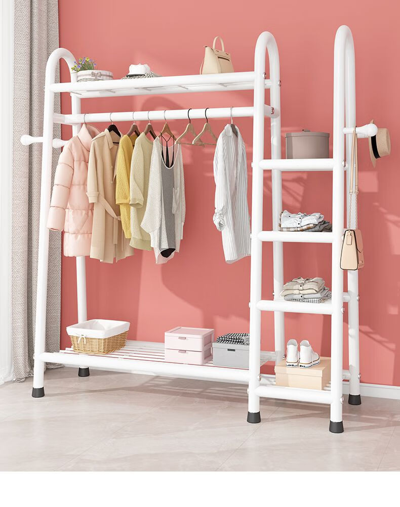 衣帽间置物架房间衣服架放衣服的架子衣服挂架落地晾衣架落地卧室内挂