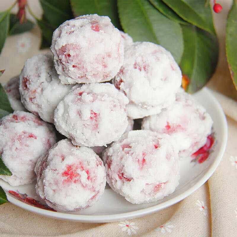 2斤新鲜糖炒山楂果冰糖雪球糖霜水果山楂球雪红果炒山楂冰糖葫芦零食2