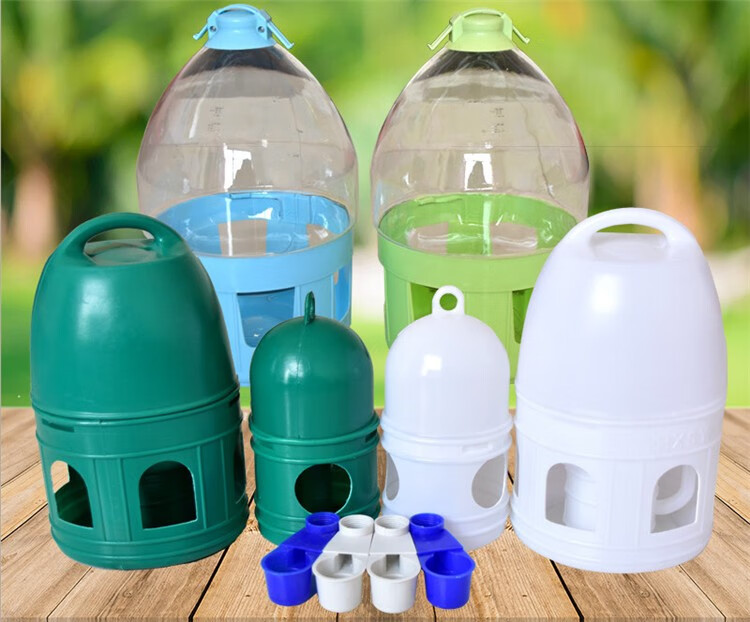 鸽具信鸽用品用具赛鸽用具鸽子饮水器喝水壶鸽子用水槽鸟用水壶 5升白