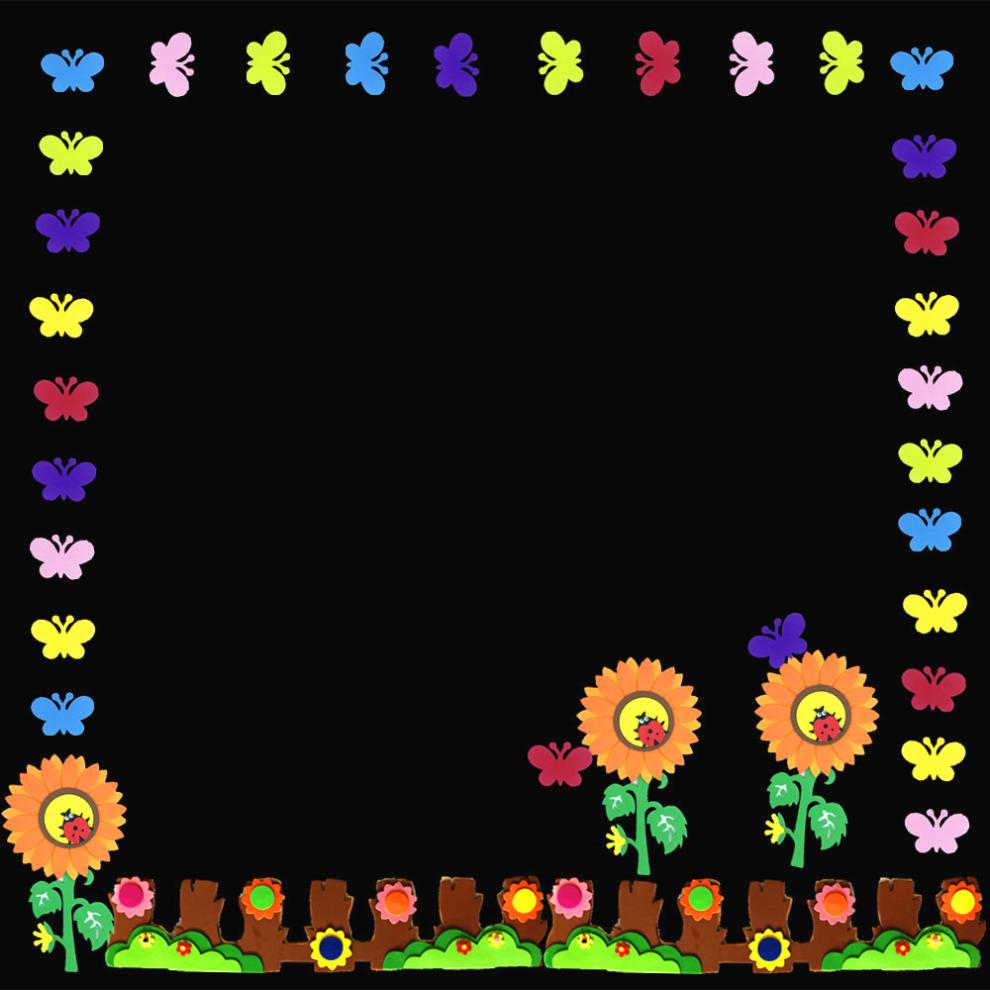 装饰幼儿园小学教室黑板报布置花边装饰班级文化墙立体墙贴花边框组合