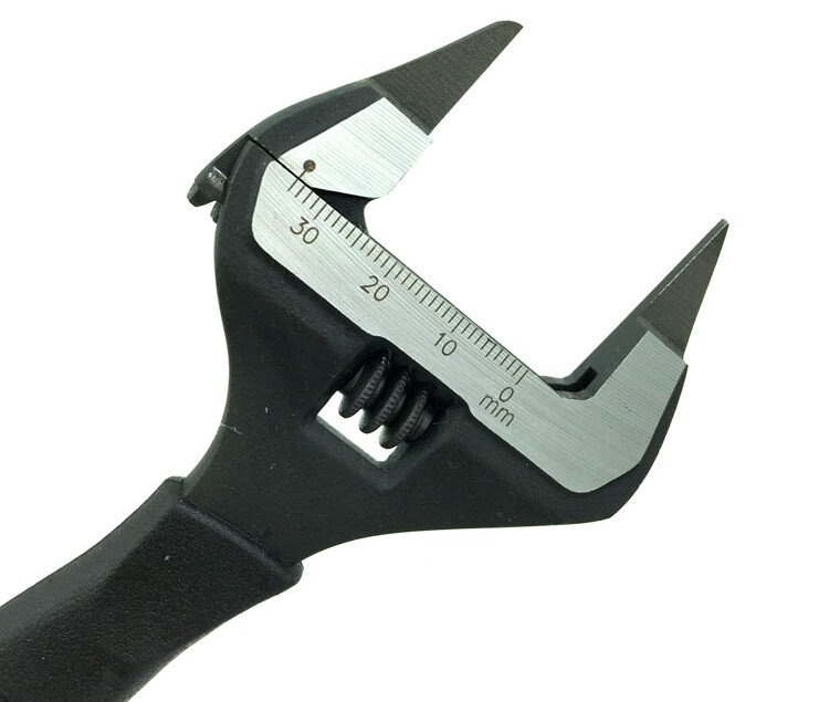 定制日本rubicon罗宾汉rbv活动扳手 水暖专用短柄大开口扳手 rap004