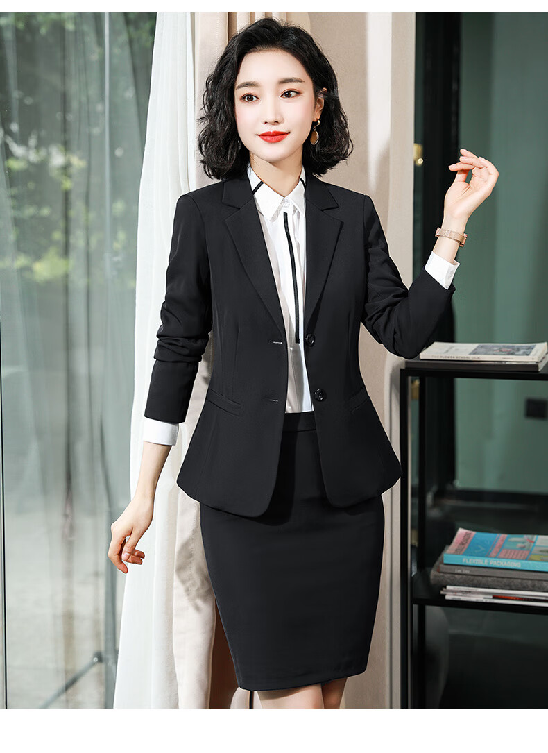 大学女生面试职业正装套装西装外套女装工作服小西服气质职场正式衣服