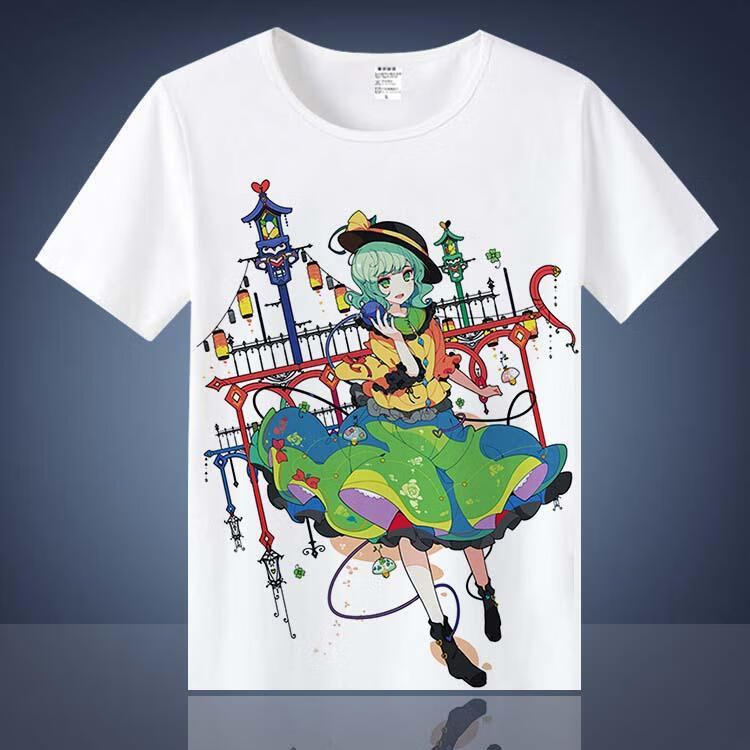 东方project博丽灵梦雾雨魔理沙日本二次元衣服动漫周边t恤夏 13 s 80