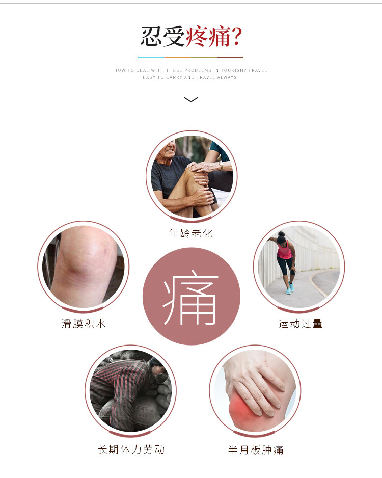 问德堂 半月板损伤膏贴 膝盖疼痛贴半月板滑膜炎贴积水膝盖积液骨膜炎