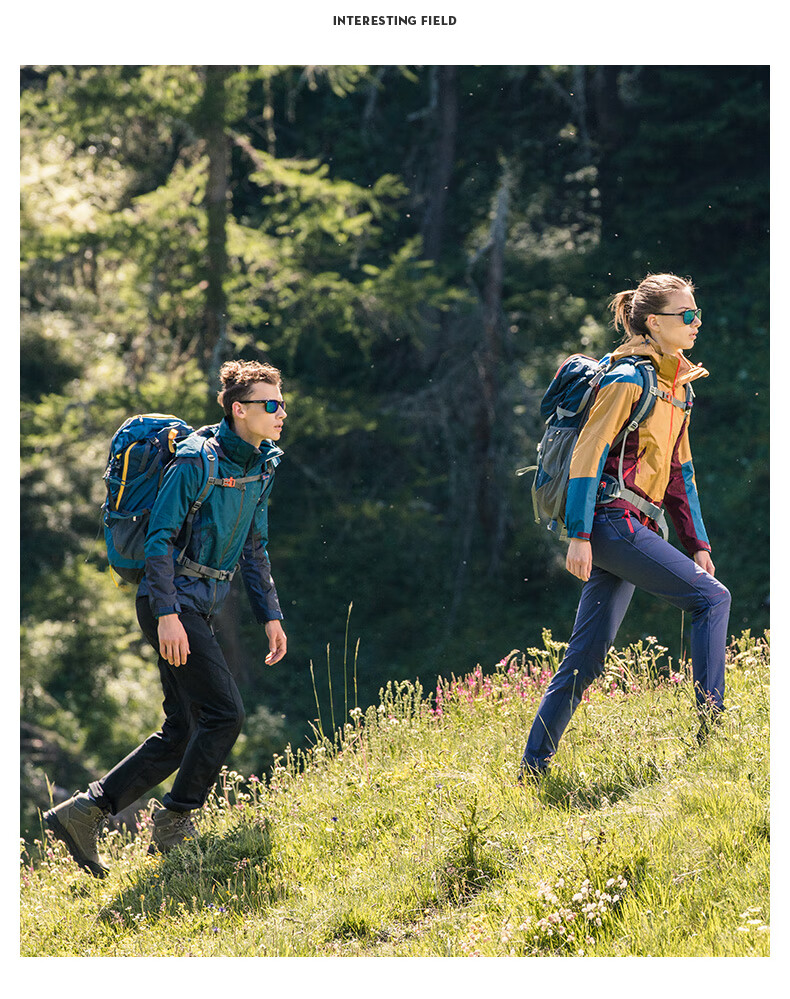 骆驼户外冲锋衣男女进藏旅游服装外套三合一可拆卸两件