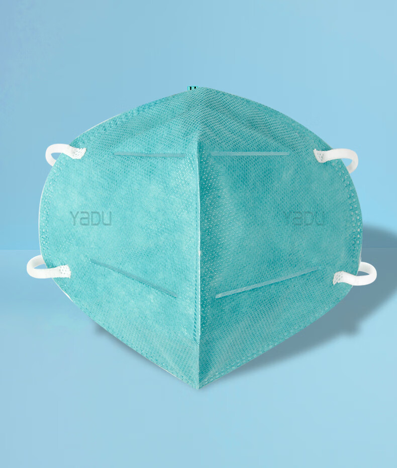 医用防护口罩白色一次性独立装三层成人立体5支盒防护口罩白色共4盒