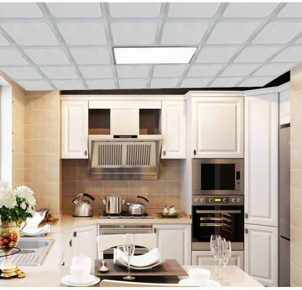 集成吊顶平板灯300*600厨卫灯嵌入式卫生间灯具厨房吸顶灯 白色300*