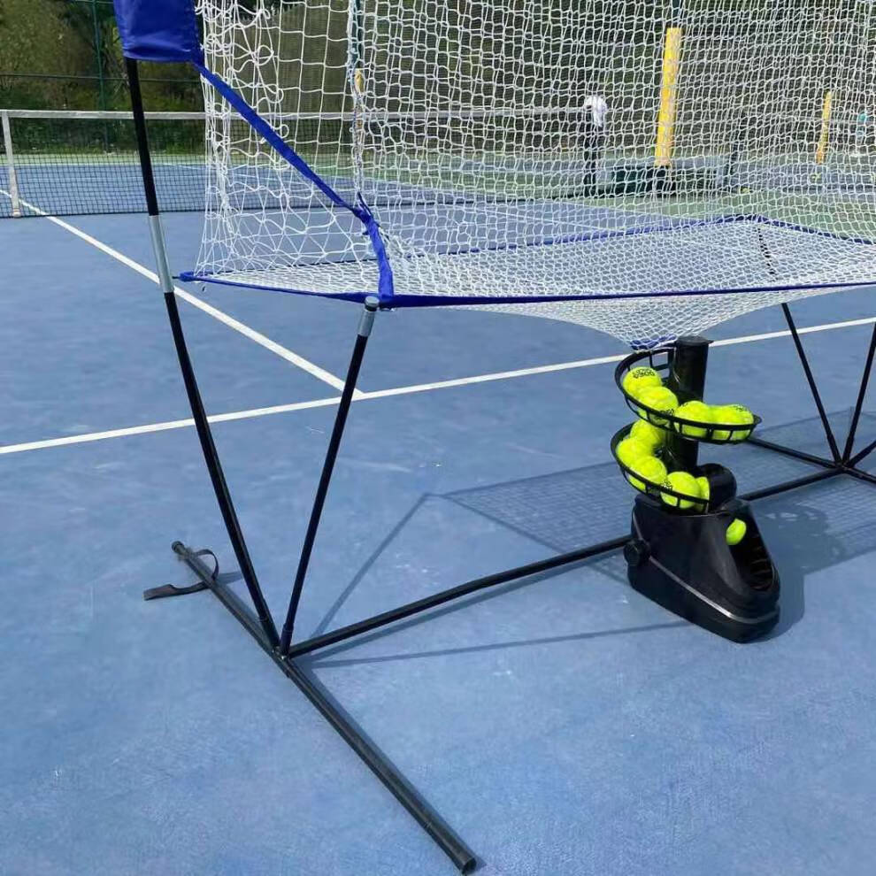 网球发球机玩具特尼斯曼ts02网球抛球机便携式自练挥拍练器球训练发球