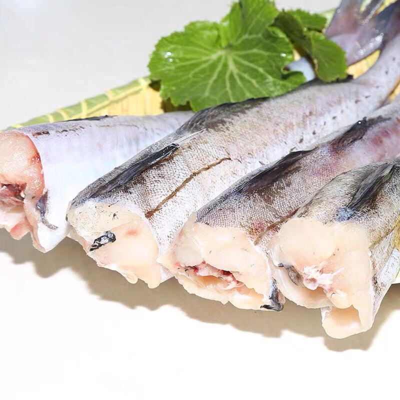无头鱼去头鳕鱼明太鱼银狭鳕鱼新鲜海捕鱼速冻海鲜全国一斤左右大规格