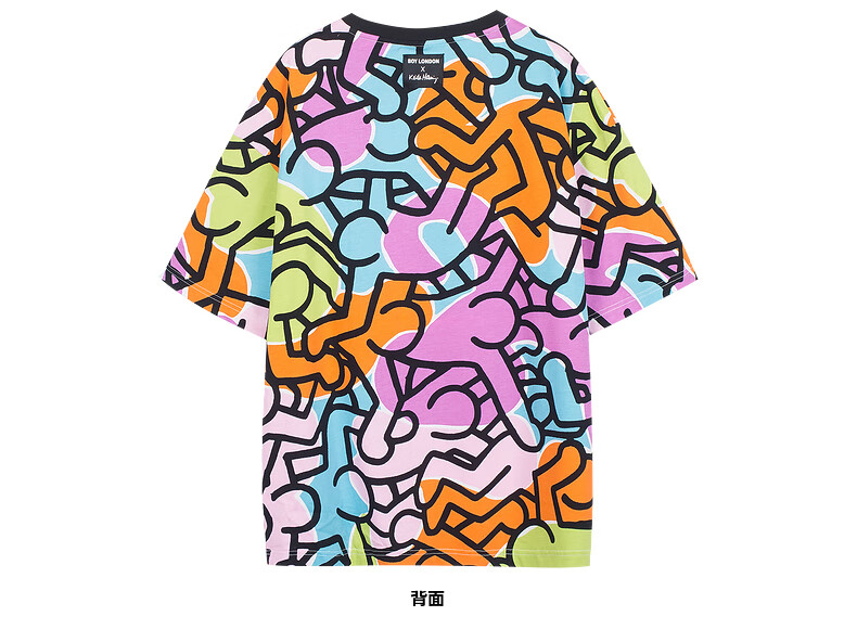 boy london keith haring联名彩色舞蹈小人款t恤 b204nc560310 彩色 m
