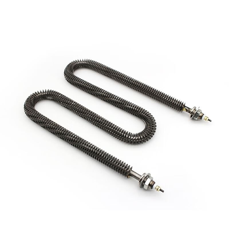 养殖育雏暖风炉电暖风机翅片加热管工业烘箱烘房电热管烘干电加热