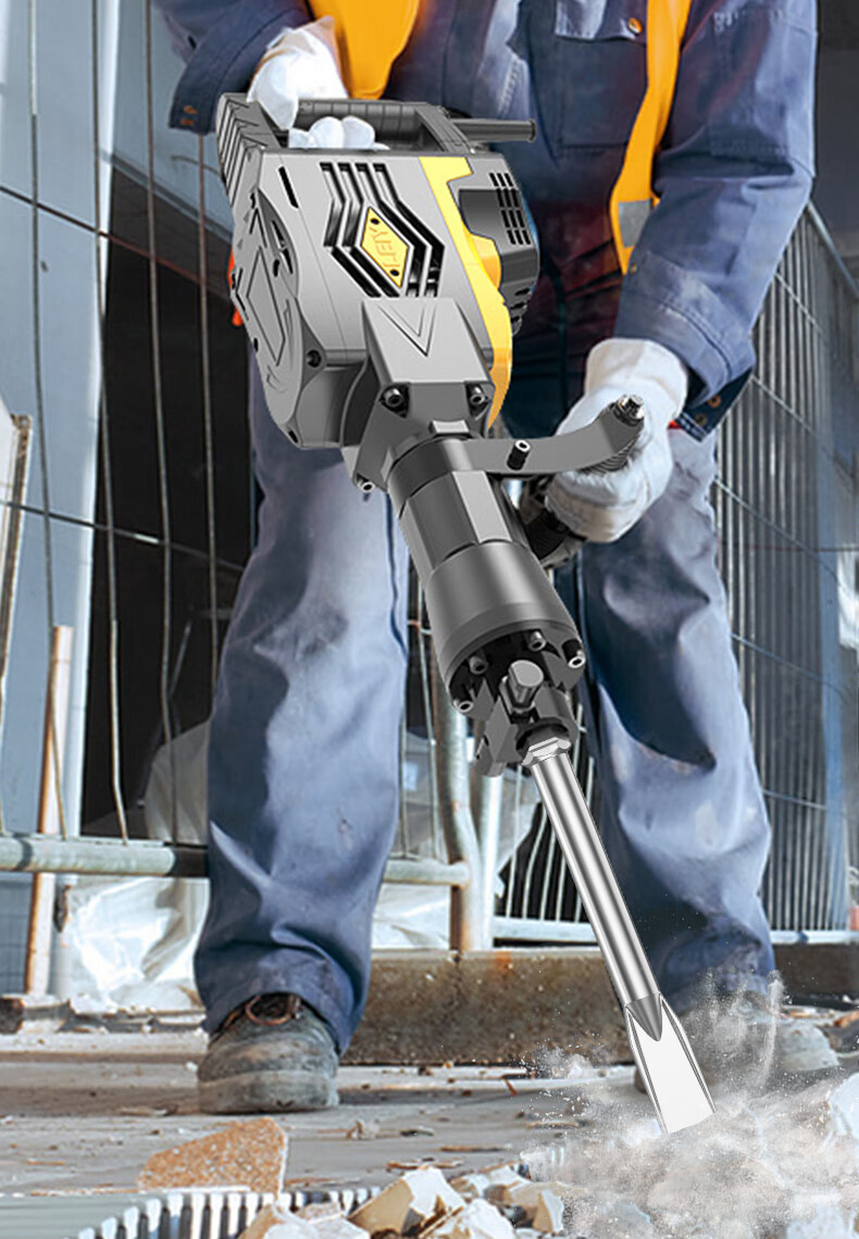 大型钻头115大功率电镐65镐头95尖凿扁凿冲击混凝土凿子重型镐尖 800