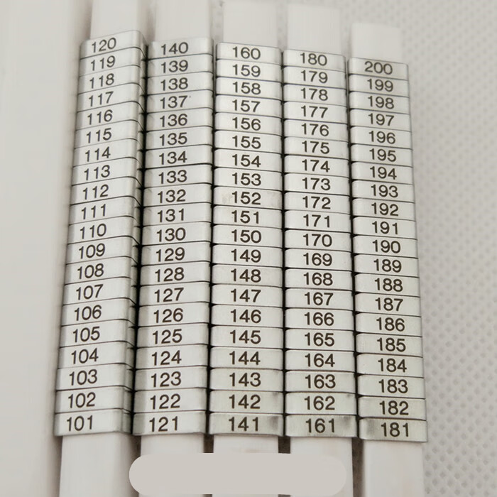 其六小鼠耳标耳号编号标记大鼠耳钉单双面刻字大豚裸老鼠耳标钳促销