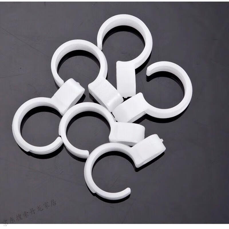 防风衣架卡扣塑料挂钩阳台晾衣架不锈钢圆管卡扣室外晾衣杆衣服防风钩