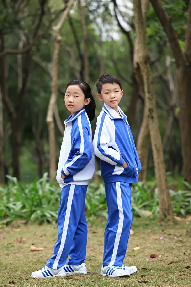 深圳市校服莎臣豹小学生校服小学生女冬季运动服不加厚不冬长裤135cm