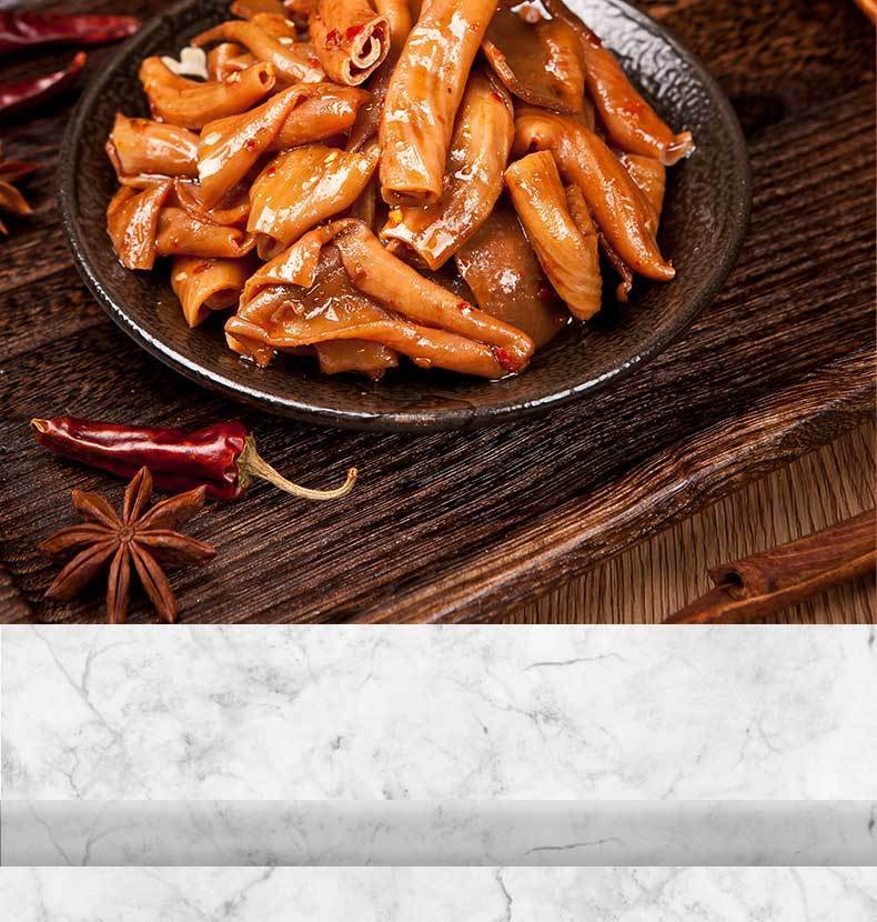 招牌鸭脆肠湖南特产鸭货下酒菜鸭菌把肠头办公休闲食品零食 招牌鸭脆