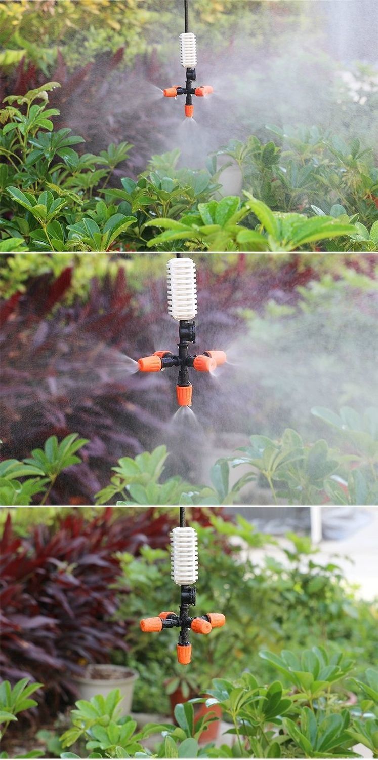 园艺农用大棚倒挂雾化微喷头g型自动灌溉喷头浇水喷雾器喷灌设备 g型