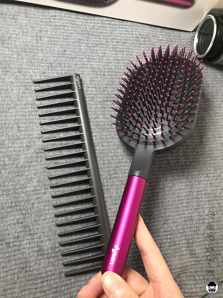 开学季dyson戴森原装气垫梳子按摩宽齿女士专用长发梳头皮气囊梳戴森