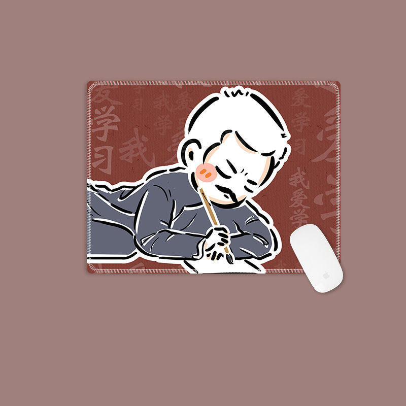 集客家觉醒年代小号鼠标垫创意新青年办公护腕鲁迅李大钊卡通防滑垫