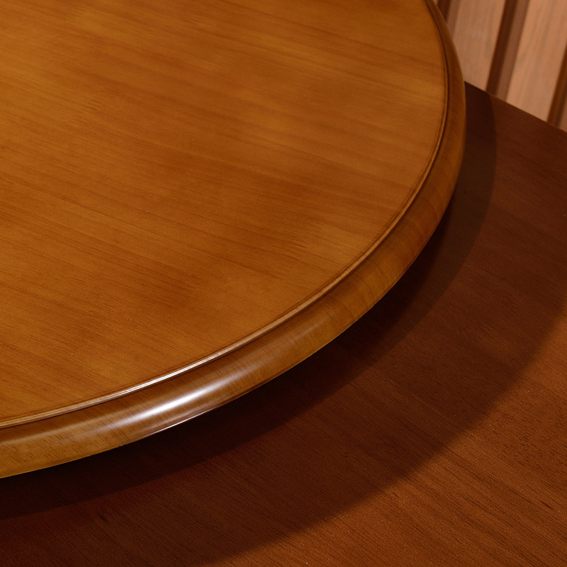 实木餐桌转盘家用旋转圆盘圆形饭桌面板大圆桌面园桌转盘木制定制18米