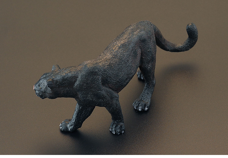 豹子模型 实心儿童仿真野生动物玩具模型猫科 豹子 美洲认知礼品礼物