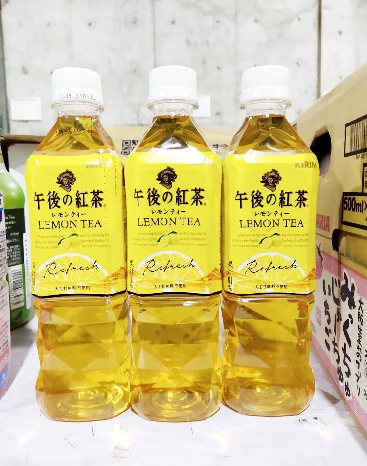 500ml*2瓶/4瓶 日本进口kirin麒麟午后红茶柠檬味红茶饮料奶茶网红